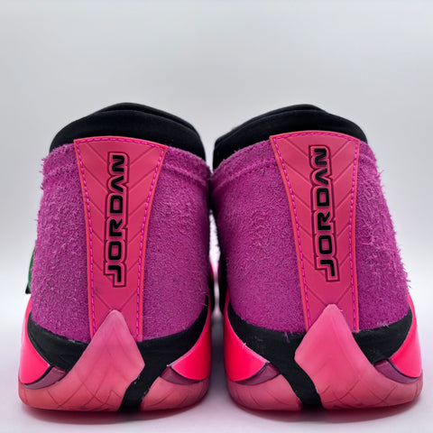 Air Jordan 14 Retro Low 'Shocking Pink (2021)' | US W 6 / US GS 4.5Y (No Box)