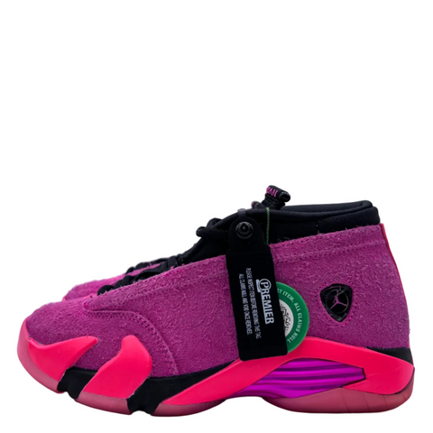 Air Jordan 14 Retro Low 'Shocking Pink (2021)' | US W 6 / US GS 4.5Y (No Box)