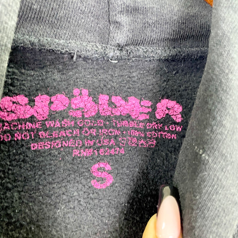 Sp5der P*NK Hoodie 'Black' | US M Small