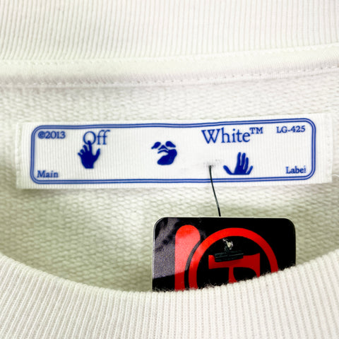 Off White X Pioneer Sound Engineering Crewneck 'White Green' | US M Medium