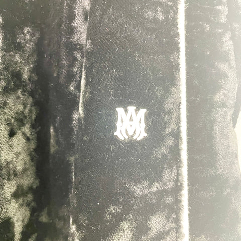 Amiri Velvet Flare Track Pants 'Black' | US M Large