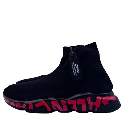 Balenciaga Speed 2.0 Graffiti Trainer 'Black Red' | EU M 47 / US M 14