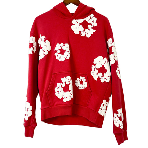 Denim Tears The Cotton Wreath Hoodie 'Red' | US M (Large)