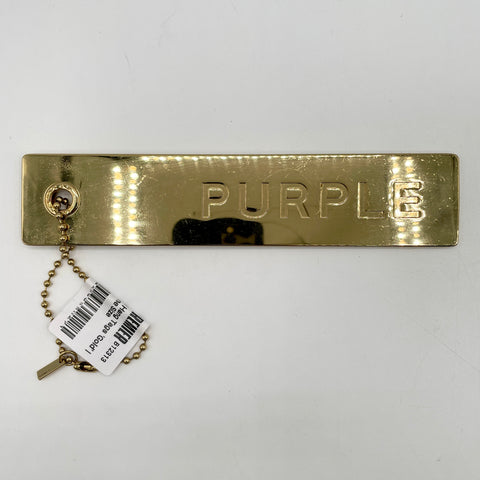 Purple Brand Metal Hang Tags 'Gold' | US M One Size
