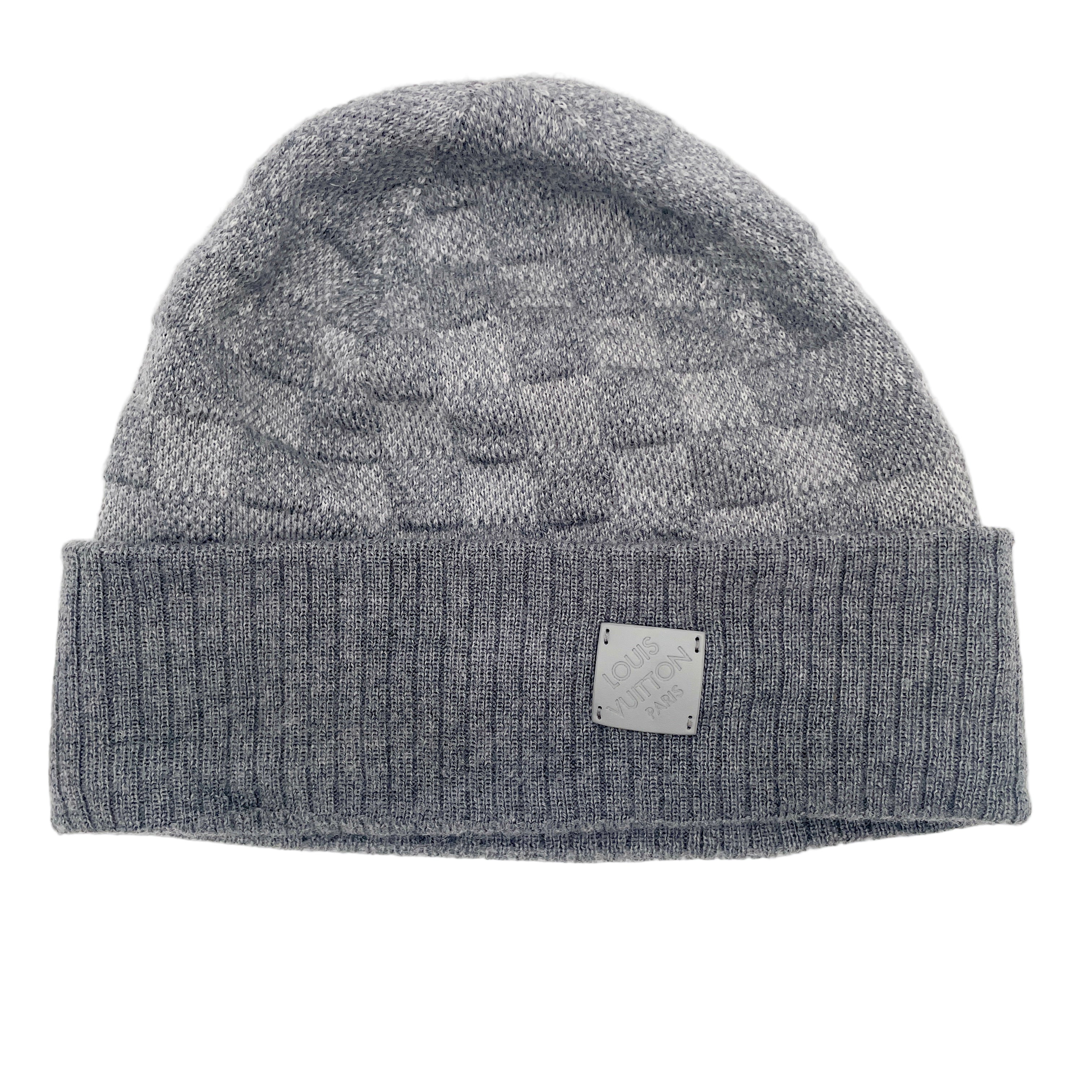 Louis Vuitton Neo Petit Damier Beanie 'Grey' | US M (One Size)