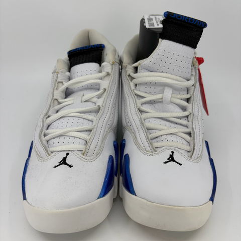Jordan 14 Retro GS `White Hyper Royal (2020)` | GS 6Y (No Box)