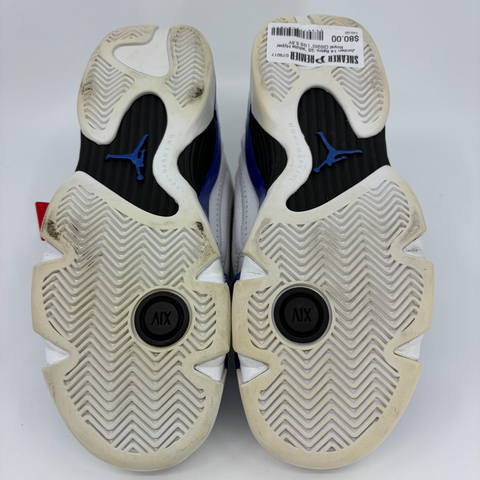Jordan 14 Retro GS `White Hyper Royal (2020)` | GS 5.5Y (No Box)