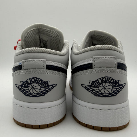 Air Jordan 1 Retro Low 'White Neutral Grey Gum (2025)' | GS 4Y
