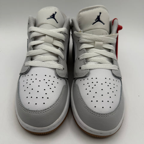 Air Jordan 1 Retro Low 'White Neutral Grey Gum (2025)' | GS 4Y