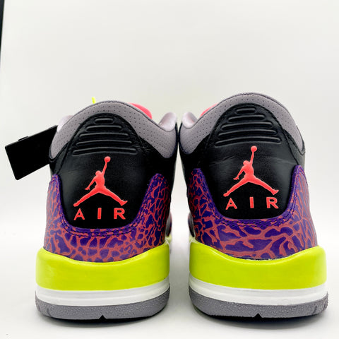 Air Jordan 3 Retro 'Black Atomic Red Volt (2013)' | US GS 7Y
