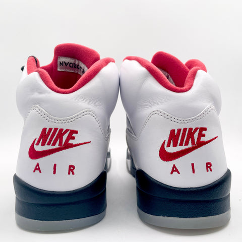 Air Jordan 5 Retro 'Fire Red Silver Tongue (2020)' | US M 11