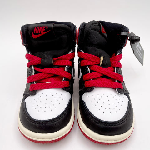 Air Jordan 1 Retro High OG 'Black Toe Reimagined (TD)' | US 5C (No Box)