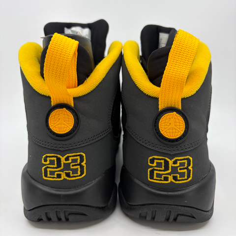 Air Jordan 9 Retro 'Dark Charcoal University Gold (2021)' | US GS 7Y