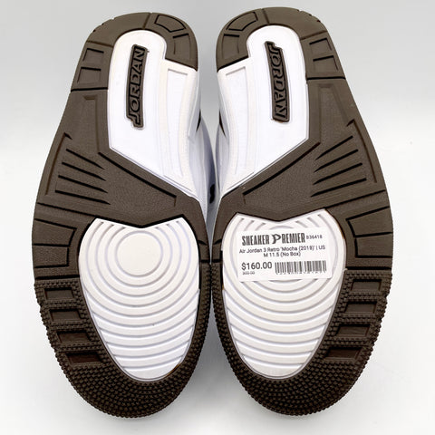 Air Jordan 3 Retro 'Mocha (2018)' | US M 11.5 (No Box)