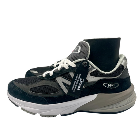 New Balance 990V6 Womens "MiUSA BLK Grey White (2023)" US W 10.5 / US M 9