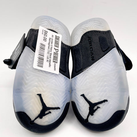 Air Jordan 5 Retro 'Black Metallic Reimagined (TD)' | US 5C