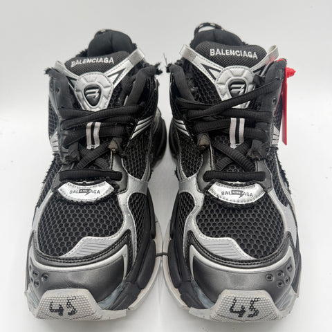 Balenciaga Runner Black Silver | US M 12