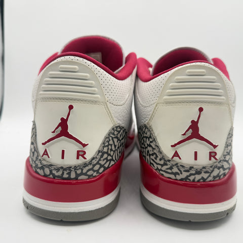 Air Jordan 3 Retro 'Cardinal Red (2022)' | US M 11.5 (No Box)