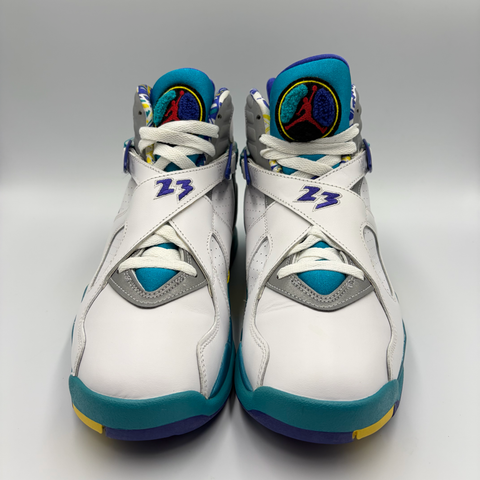 Jordan 8 Retro Women`s 'White Aqua (2019)' | W 9.5 / US M 8