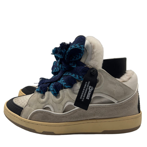 Lanvin Leather Curb 'White Grey Black Blue' | EU 43 / US M 10