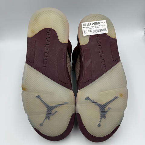 Air Jordan 5 Retro 'Burgundy (2023)' | US M 9.5 (No Box)