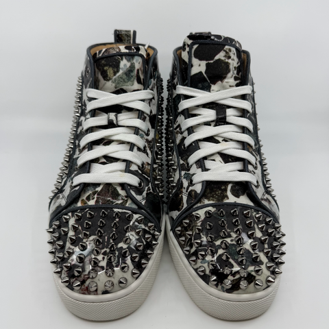 Christian Louboutin Louis Flat Pat Spike High 'Patent Carr' | US M 42