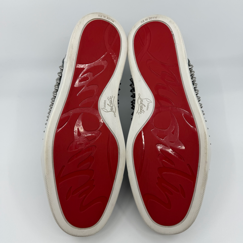 Christian Louboutin Louis Flat Pat Spike High 'Patent Carr' | US M 42