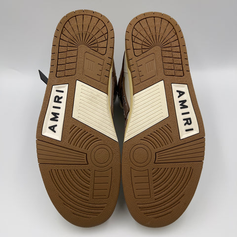 Amiri Skel Top HI 'Bandana Brown White' | EU 42 / US M 9