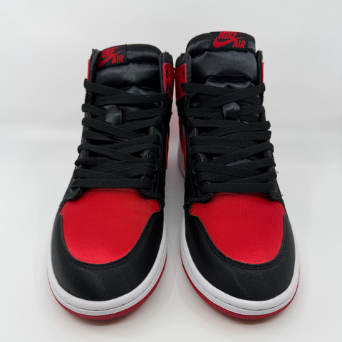 Air Jordan 1 Retro 'Satin Bred' | US W 10.5 / US M 9 (No Box)