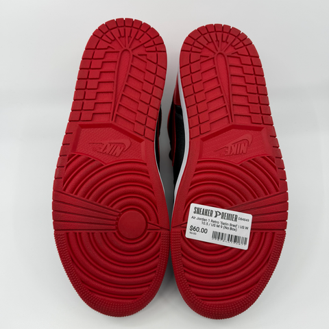 Air Jordan 1 Retro 'Satin Bred' | US W 10.5 / US M 9 (No Box)