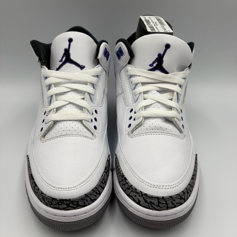 Jordan 3 Retro 'Dark Iris (2022)' | US M 9 (No Box)