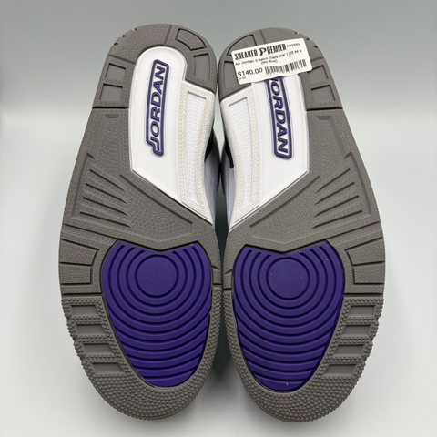 Jordan 3 Retro 'Dark Iris (2022)' | US M 9 (No Box)
