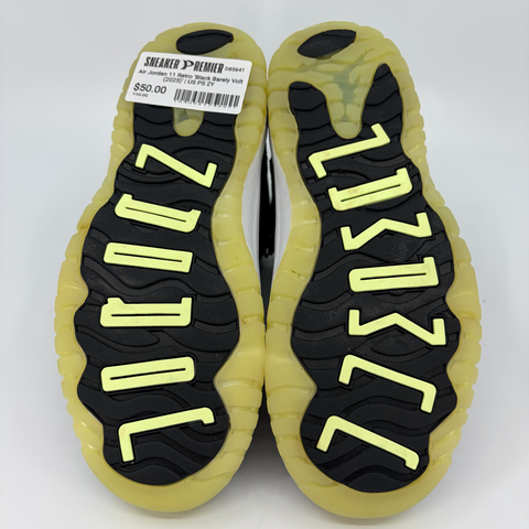 Air Jordan 11 Retro 'Black Barely Volt (2025)' | US PS 2Y