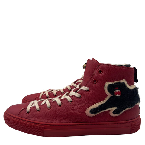 Gucci Leather Hi Top  'Panter Red' | EU 41 / US M 8