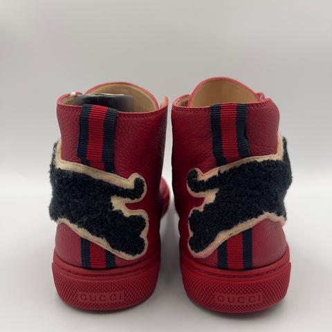 Gucci Leather Hi Top  'Panter Red' | EU 41 / US M 8