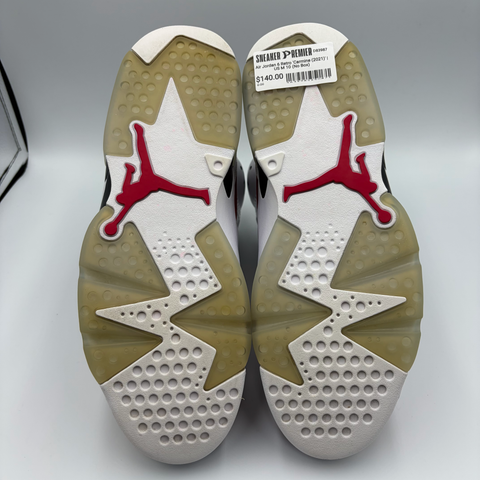 Air Jordan 6 Retro 'Carmine (2021)' | US M 10 (No Box)