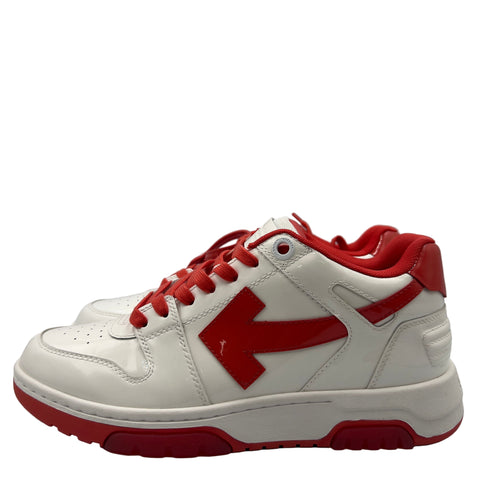 OFF-WHITE Out Of Office 'White Red Patent Leather' | EU 40/ US M 7