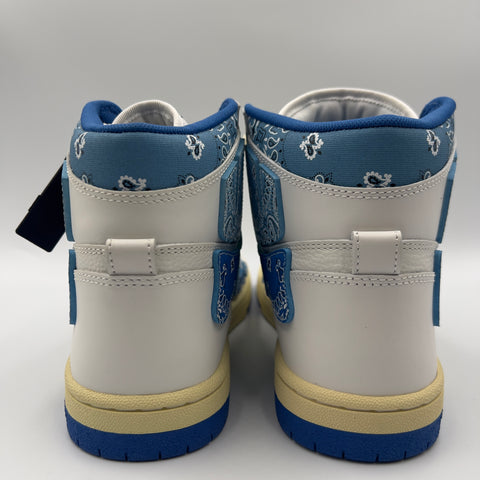 AMIRI Skel Top Hi 'Bandana White Blue' | EU 40 / US M 7