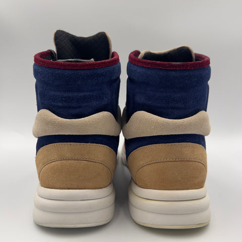 Chanel CC Logo Suede High Women's 'Burgundy Blue Multi' | EU 39.5 / US W 9.5