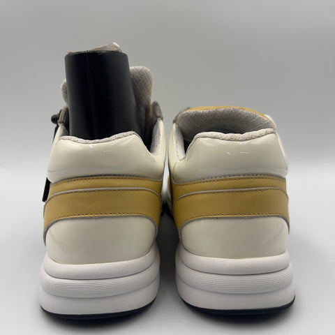 Chanel Low Top Trainer 'Patent White Yellow' | EU 39 / US W 6