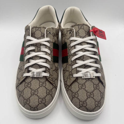 Gucci Ace Web Low 'Beige Ebony' | US M 12.5