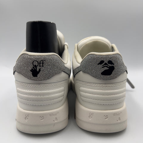 OFF-WHITE Out Of Office 'White Silver Glitter' EU 38 / US W 8
