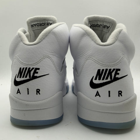 Air Jordan 5 Retro 'White Metallic (2026)' | US M 10