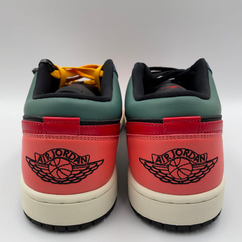 Air Jordan 1 Low SE Womens  'Black Multi-Color (2022)' | US W 12/ M 10.5