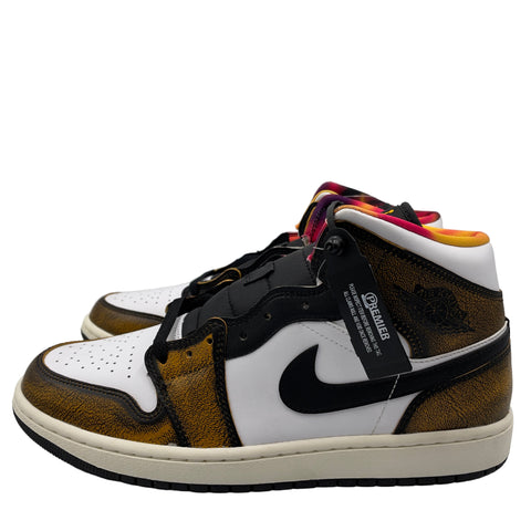 Jordan 1 Mid SE 'Orange Wear Away (2022)' | US M 10.5