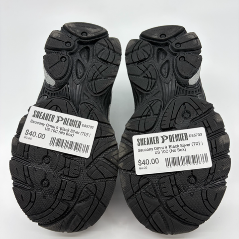 Saucony Omni 9 'Black Silver (TD)' | US 10C (No Box)