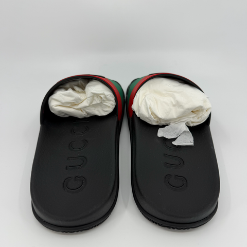 Gucci Slides 'Interlocking G Black Red Green' | EU 40 / US M 7