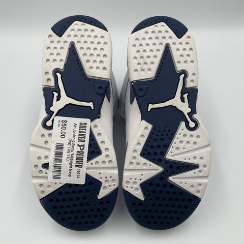 Air Jordan 6 Retro 'Midnight Navy (PS)' | US 11C