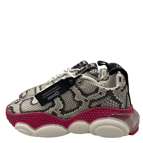 Moschino Teddy Sole Women's 'Snakeskin Pink White' | EU 37 / US W 7