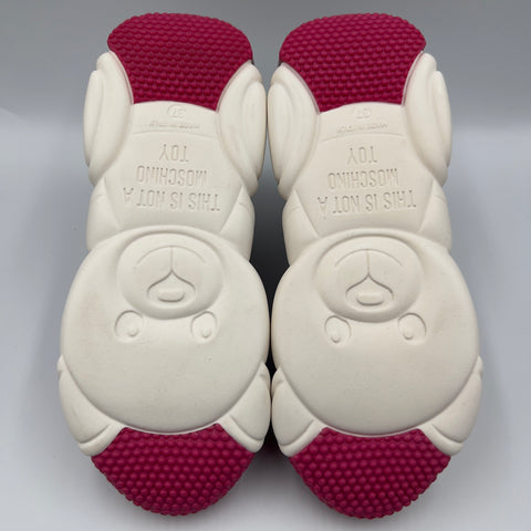 Moschino Teddy Sole Women's 'Snakeskin Pink White' | EU 37 / US W 7